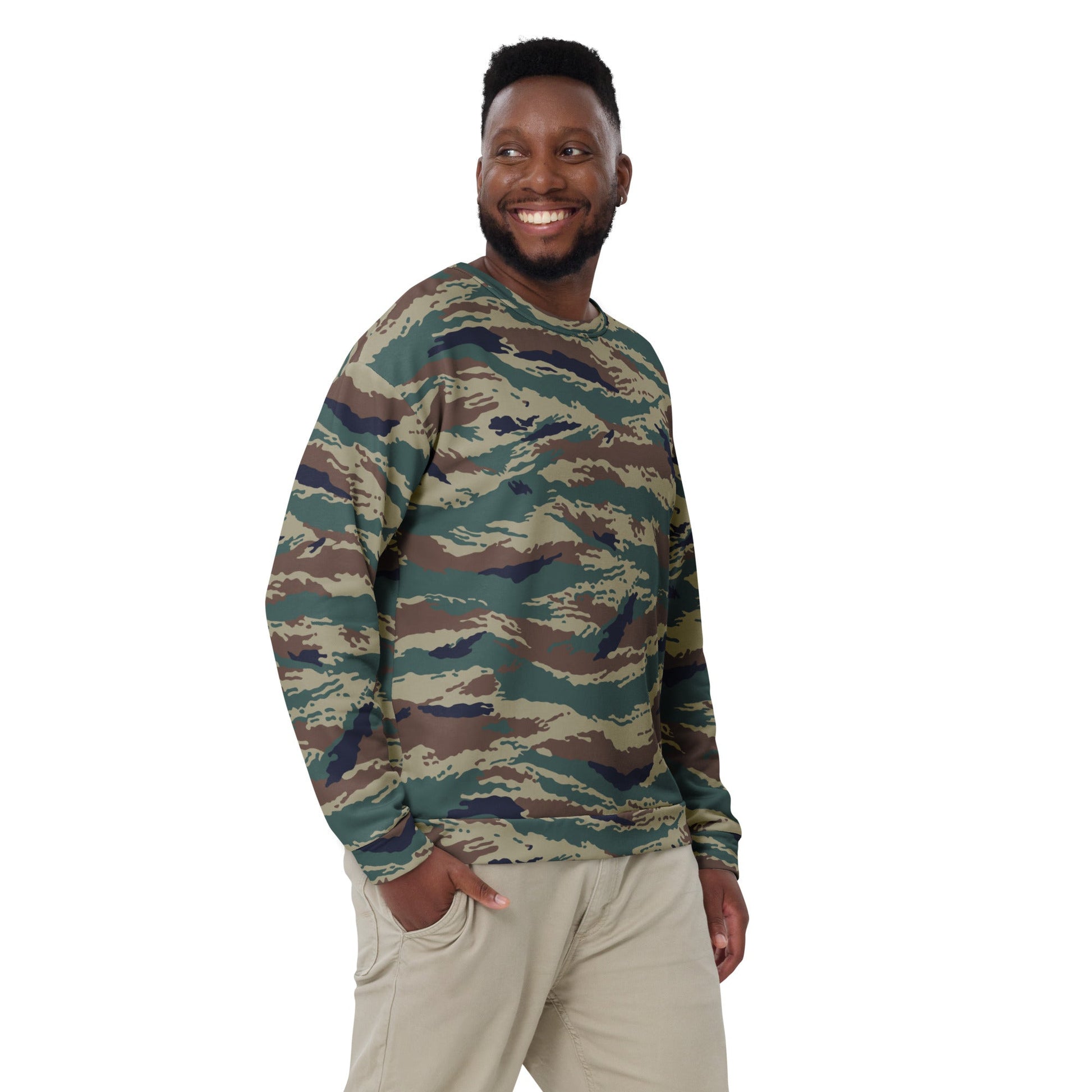 Russian Tiger Stripe Kamysh SPLAV CAMO Unisex Sweatshirt