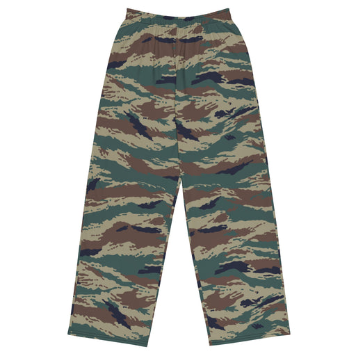 Tiger Stripe Kamysh SPLAV CAMO Unisex Wide-Leg Leisure Pants - 2XS - Pant