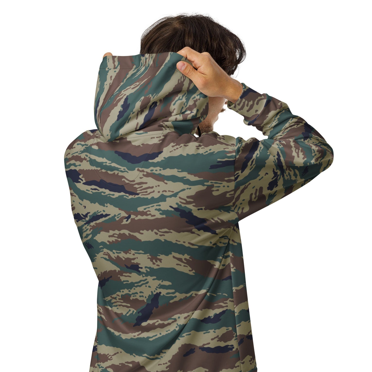 Russian Tiger Stripe Kamysh SPLAV CAMO Unisex Zip Hoodie
