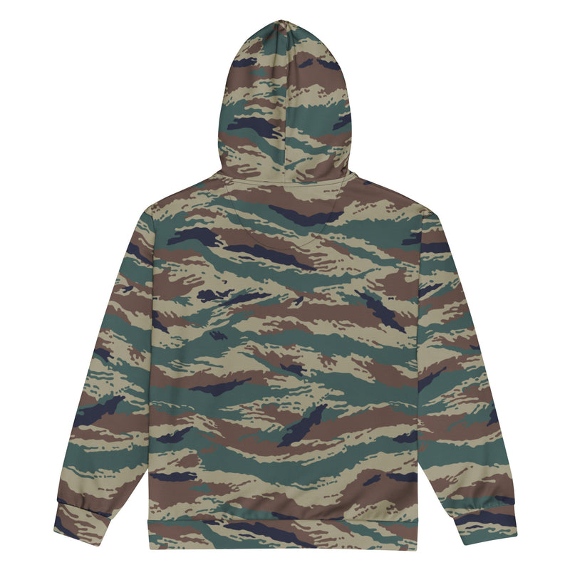 Tiger Stripe Kamysh SPLAV CAMO Unisex Zip Hoodie