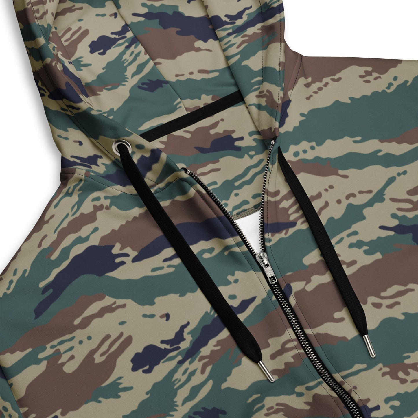 Russian Tiger Stripe Kamysh SPLAV CAMO Unisex Zip Hoodie