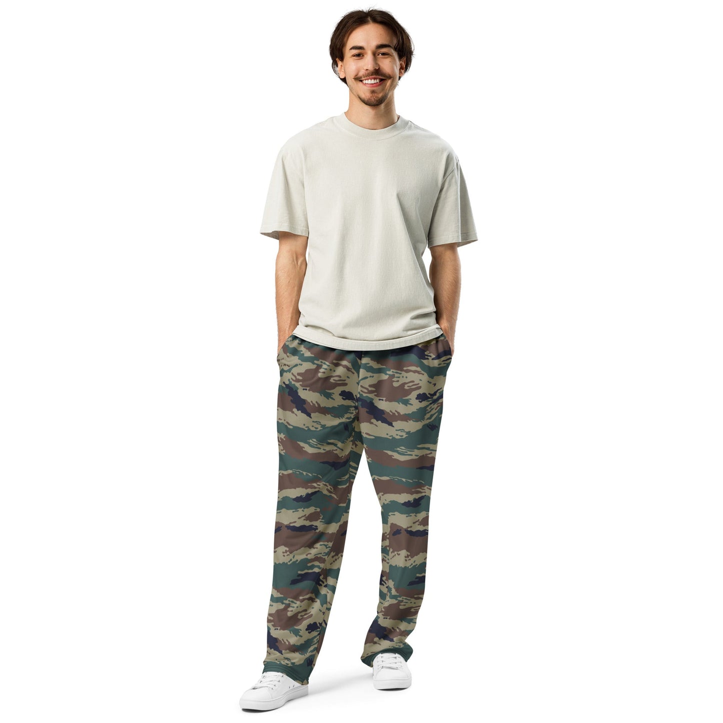 Russian Tiger Stripe Kamysh SPLAV CAMO Wide-leg joggers - Joggers
