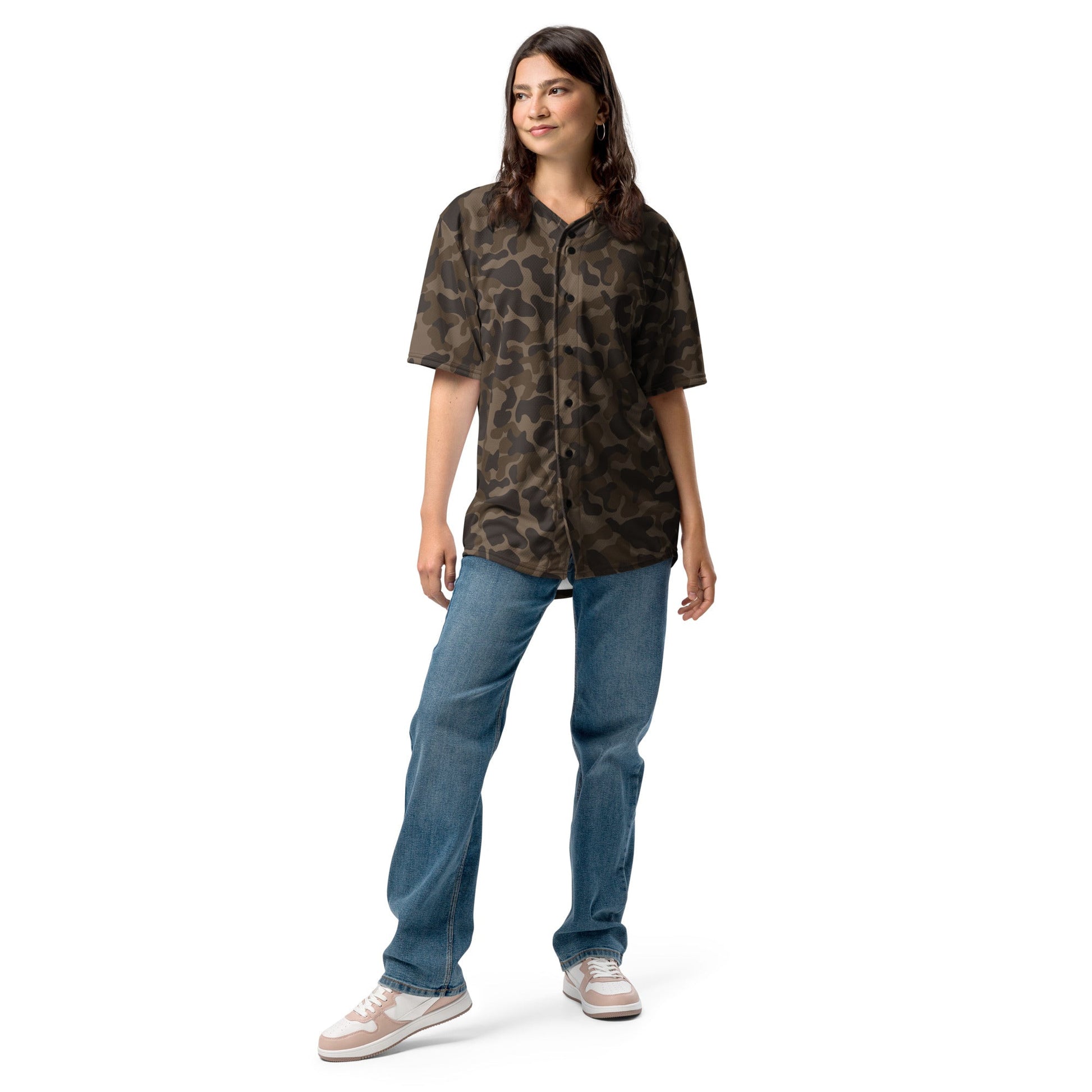 Russian TTsKO Brown CAMO baseball jersey - Baseball Jerseys