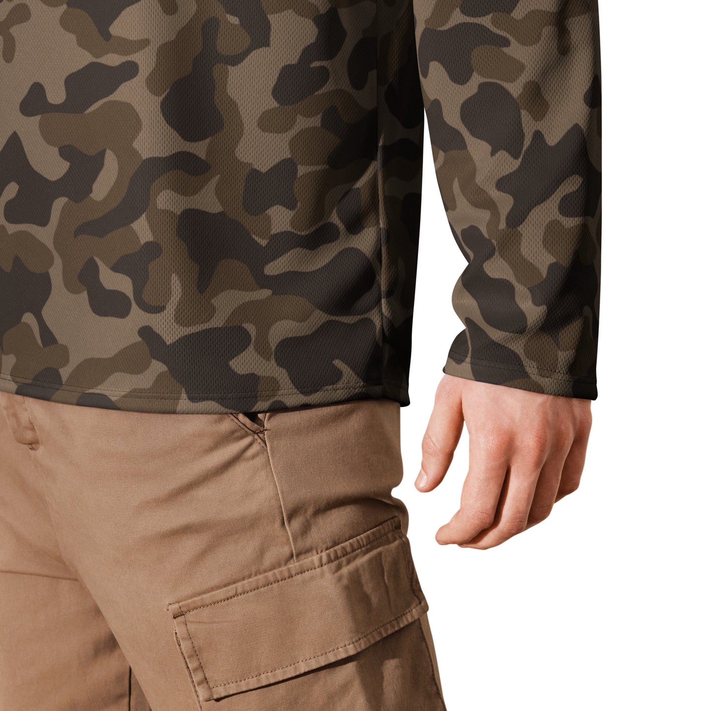 Russian TTsKO Brown CAMO hockey fan jersey - Hockey Jerseys