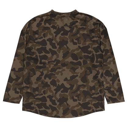Russian TTsKO Brown CAMO hockey fan jersey - Hockey Jerseys