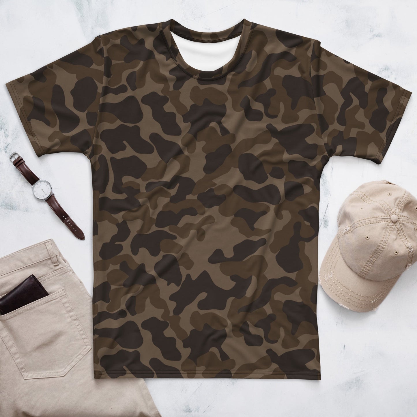 Russian TTsKO Brown CAMO Mens t-shirt - XS - T-Shirts