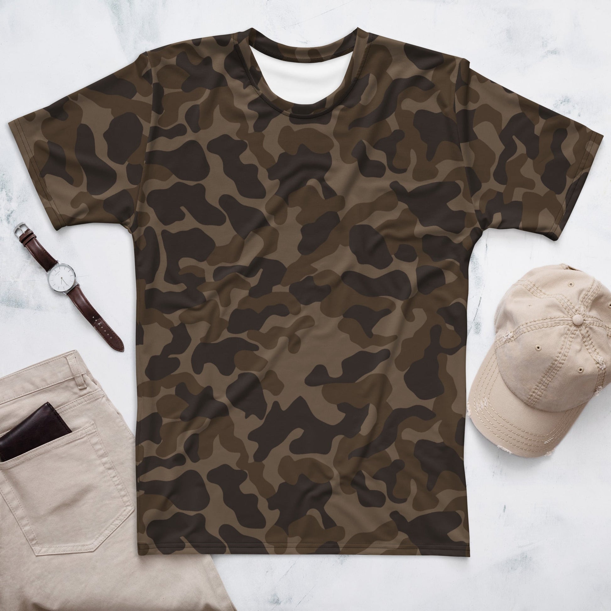 Russian TTsKO Brown CAMO Mens t-shirt - XS - T-Shirts
