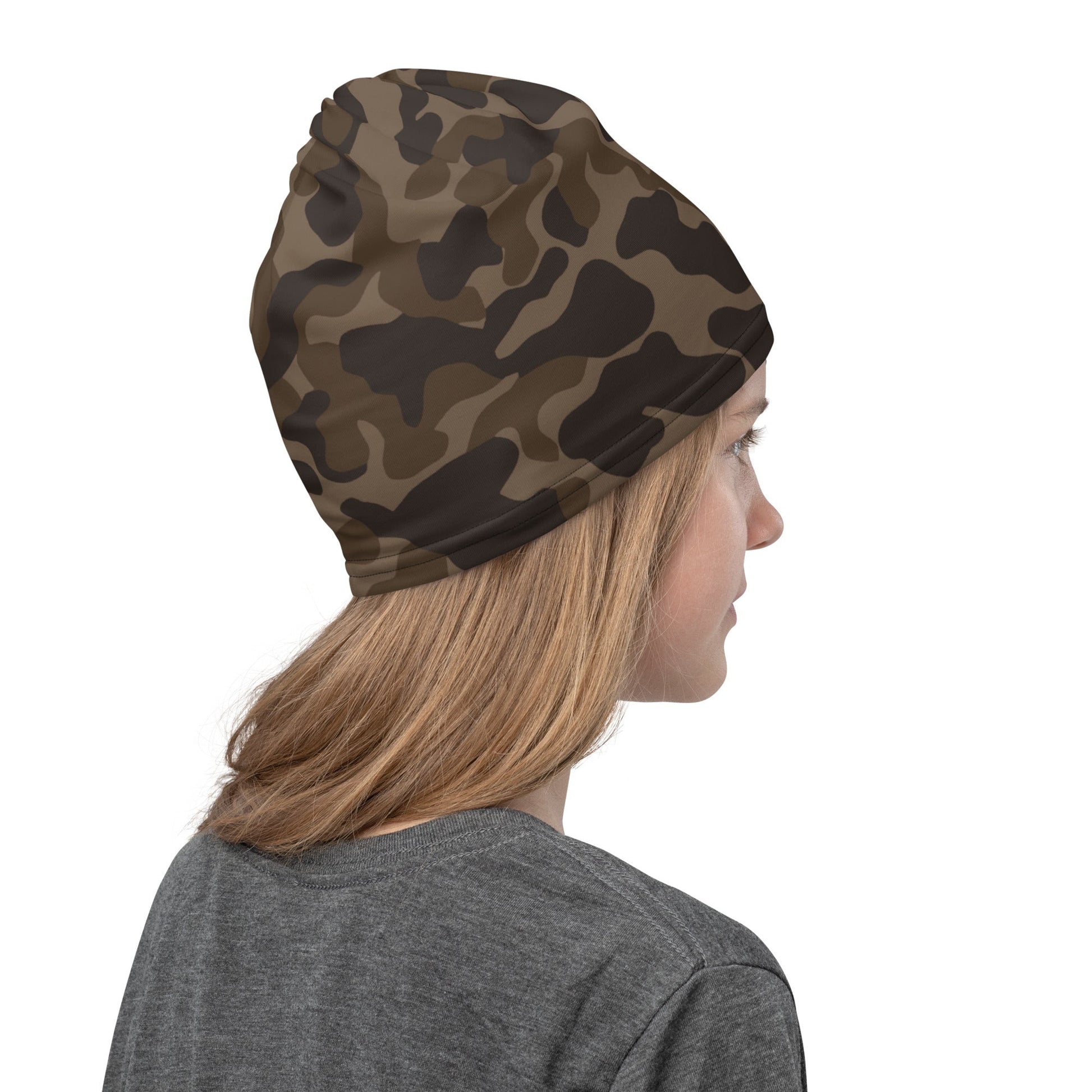 Russian TTsKO Brown CAMO Neck Gaiter