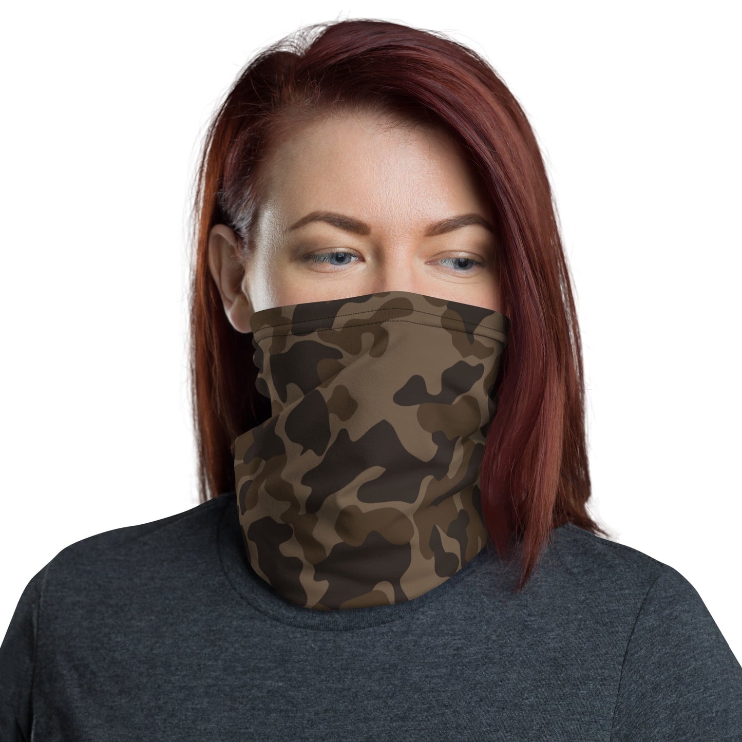 Russian TTsKO Brown CAMO Neck Gaiter