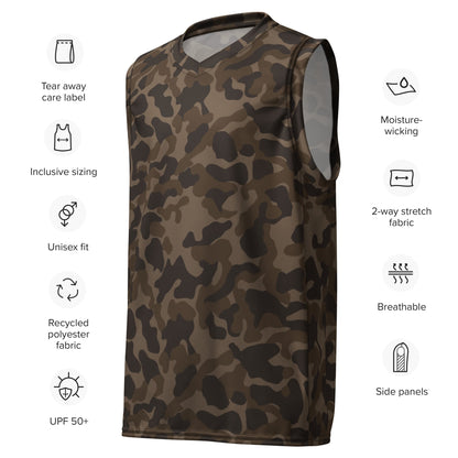 Russian TTsKO Brown CAMO unisex basketball jersey - Basketball Jerseys