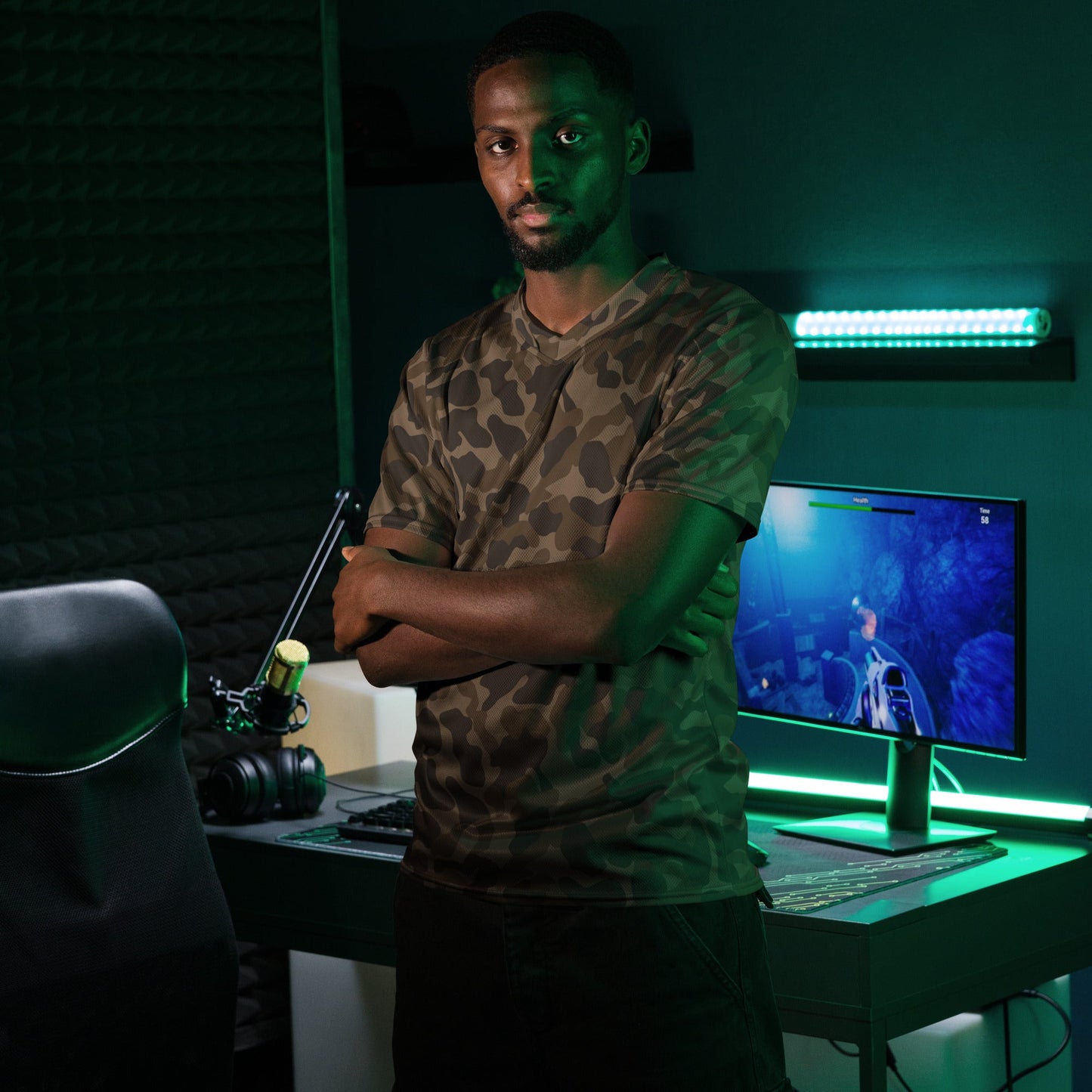 Russian TTsKO Brown CAMO unisex sports jersey - Sports Jerseys