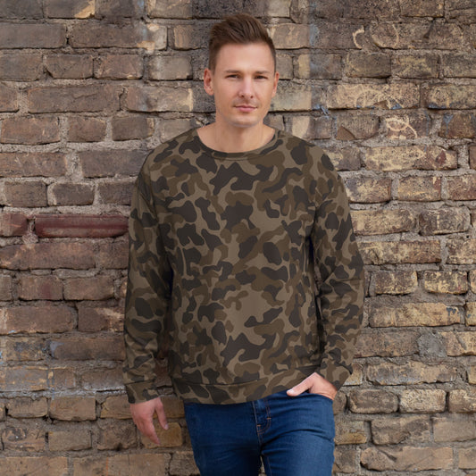 Russian TTsKO Brown CAMO Unisex Sweatshirt - 2XS - Sweatshirts