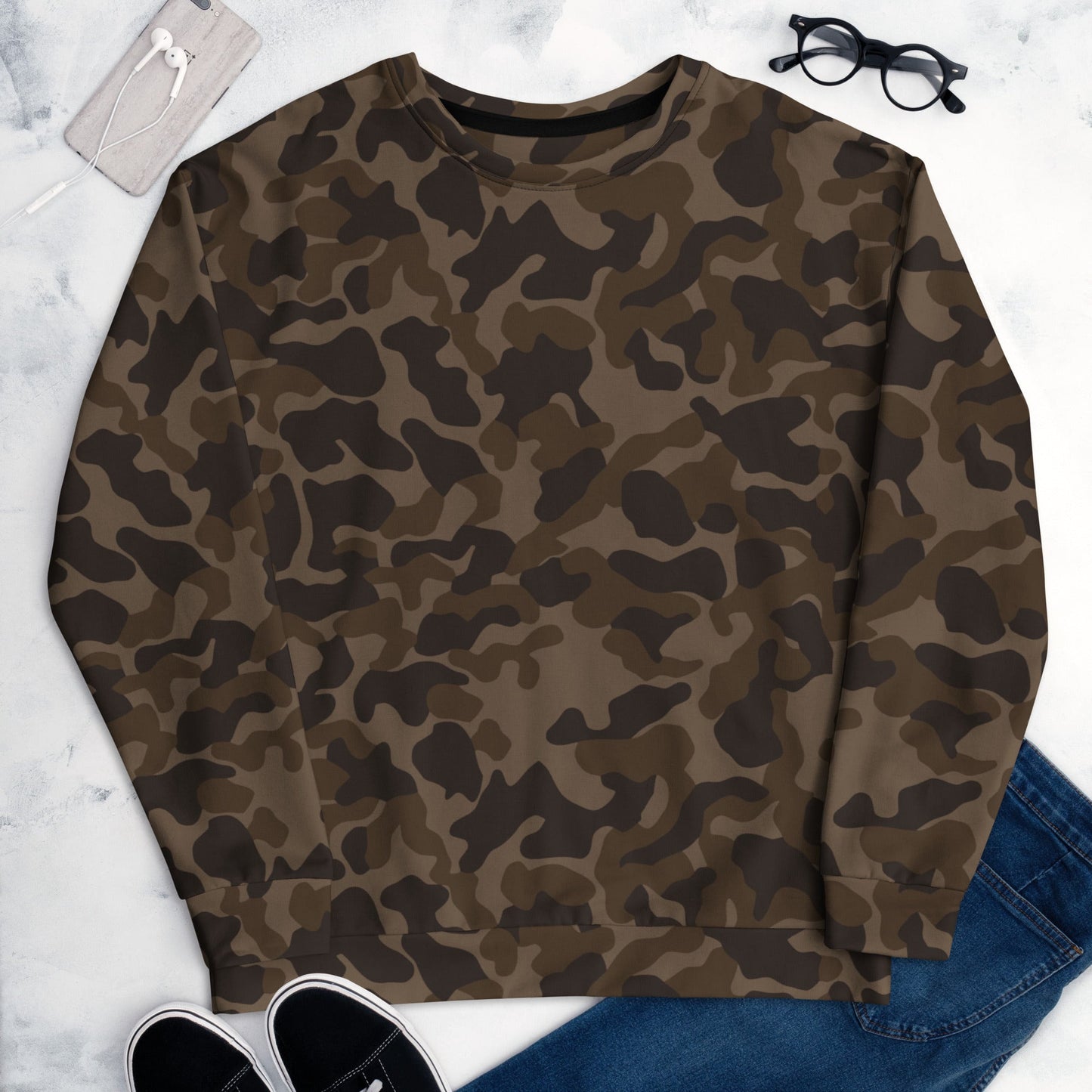 Russian TTsKO Brown CAMO Unisex Sweatshirt - Sweatshirts