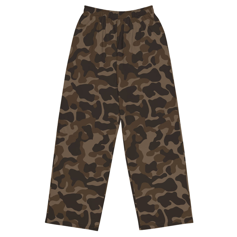 TTsKO Brown Russian CAMO Unisex Wide-Leg Leisure Pants - 2XS