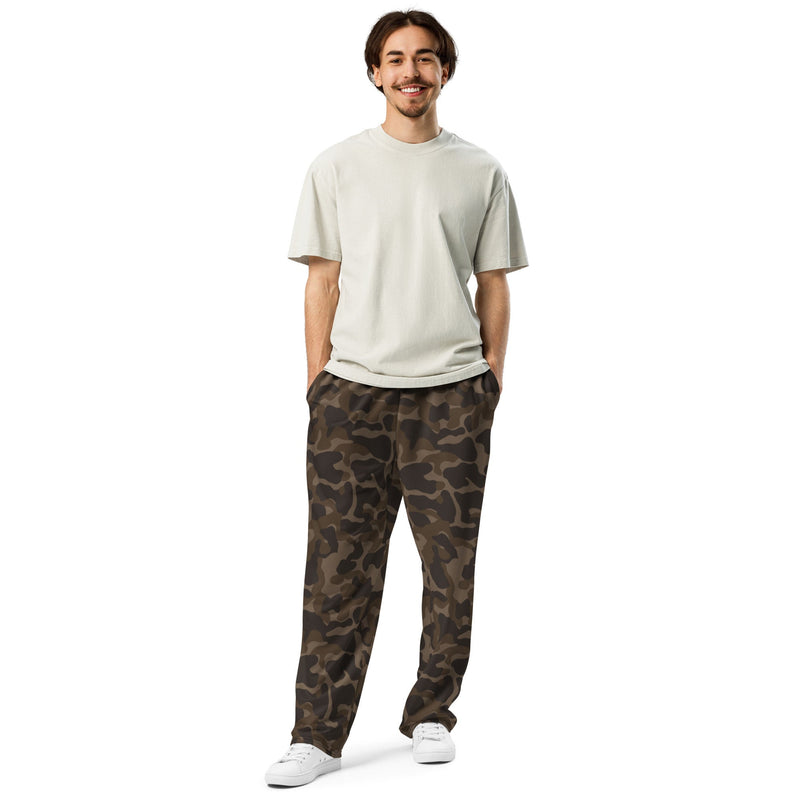TTsKO Brown Russian CAMO Unisex Wide-Leg Joggers