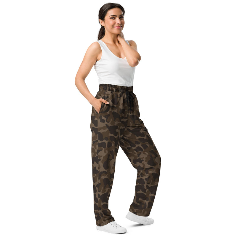 TTsKO Brown Russian CAMO Unisex Wide-Leg Joggers
