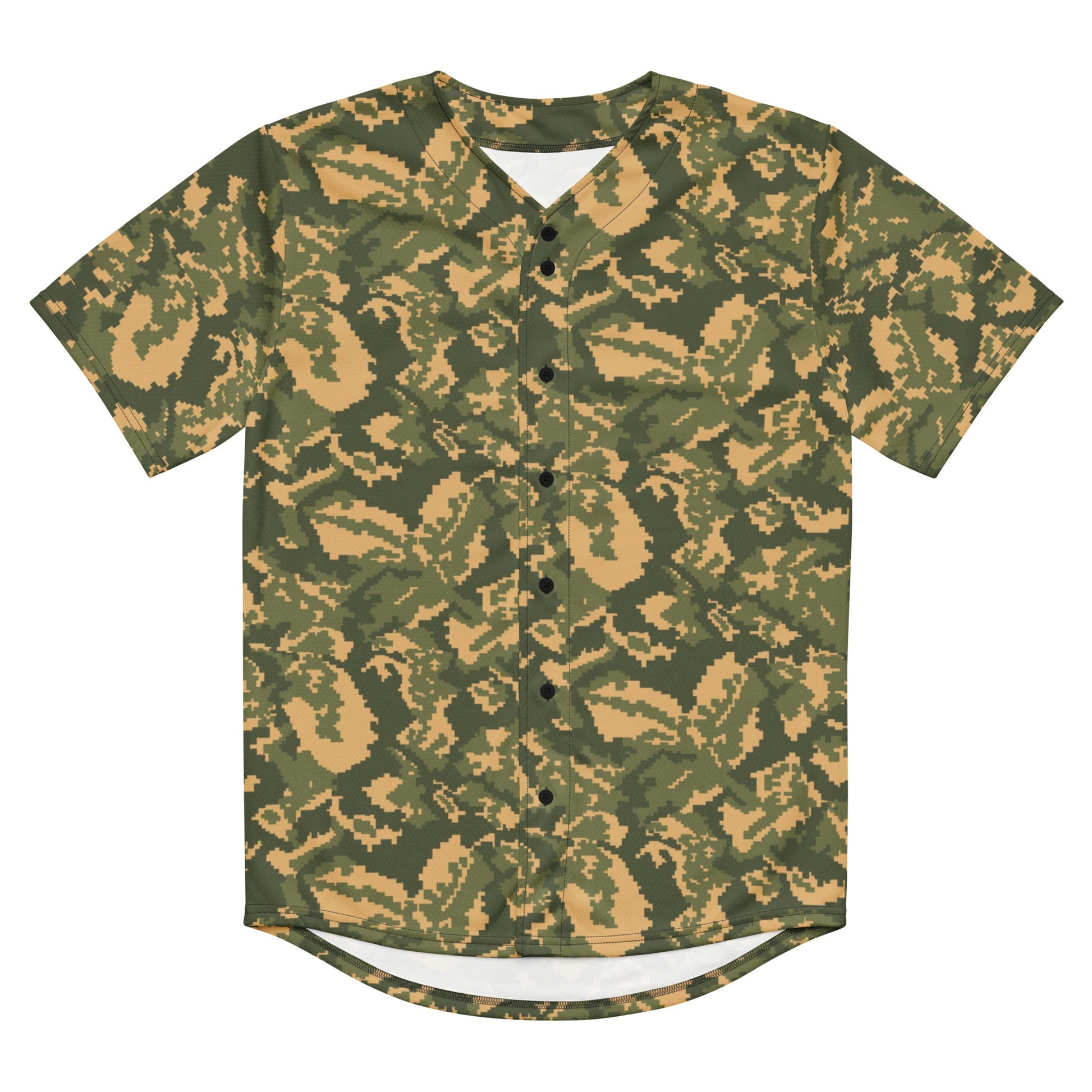 Russian TTsMKK Disruptive Tri Color CAMO baseball jersey - Baseball Jerseys