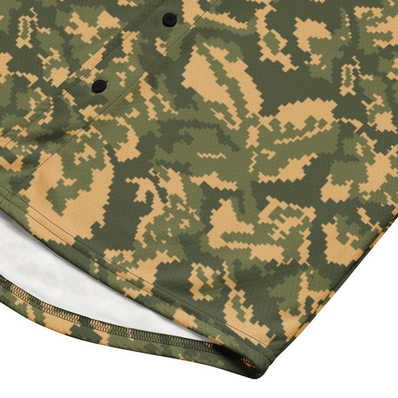 TTsMKK Tri-Color Russian CAMO Unisex Baseball Jersey