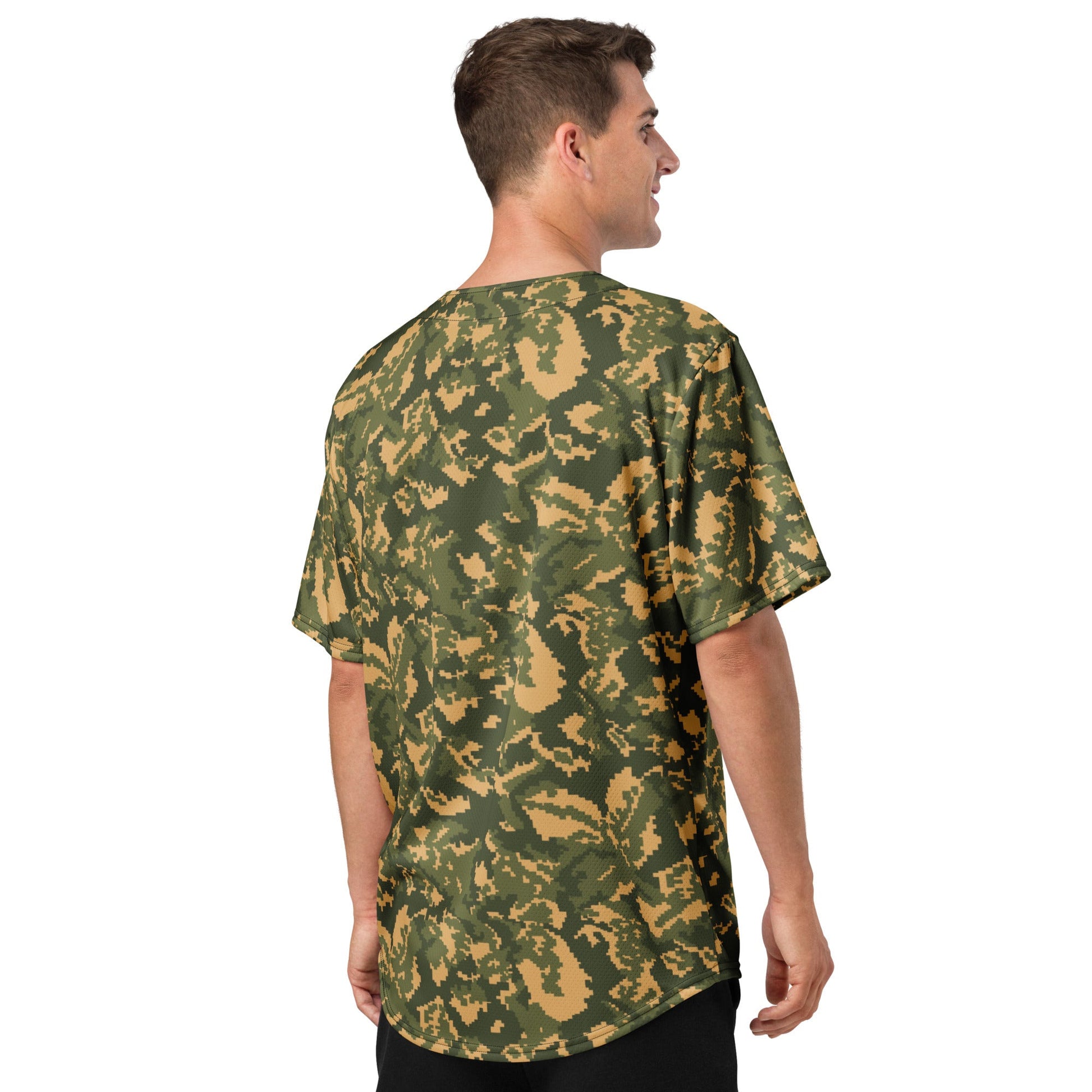 Russian TTsMKK Disruptive Tri Color CAMO baseball jersey - Baseball Jerseys