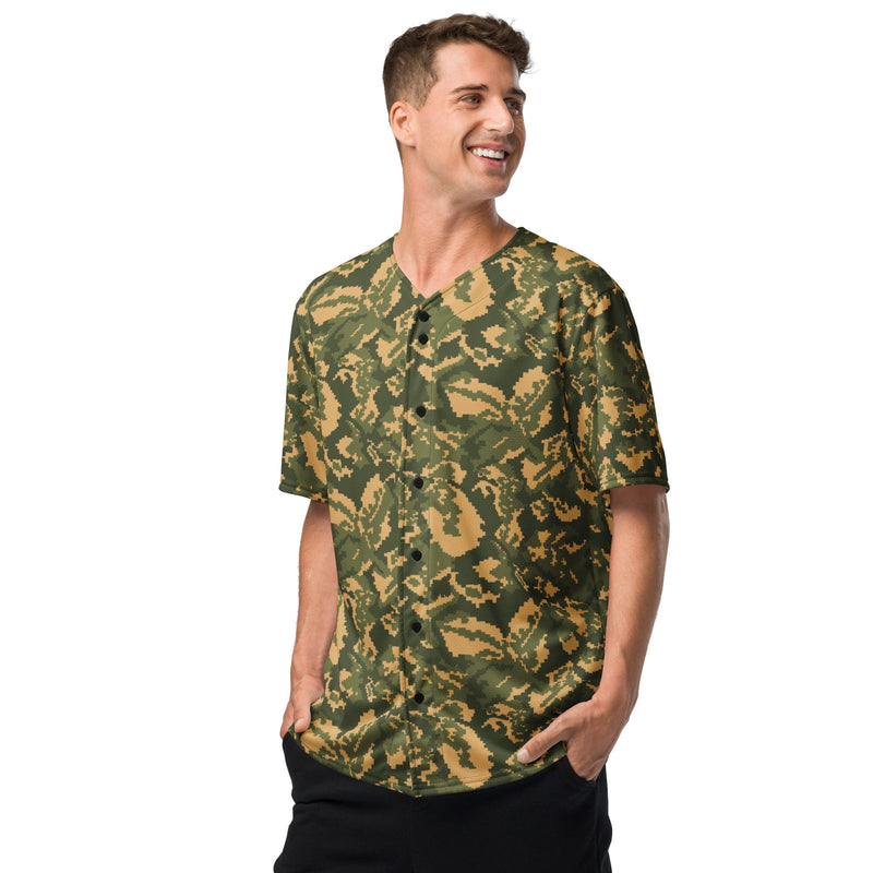 TTsMKK Tri-Color Russian CAMO Unisex Baseball Jersey