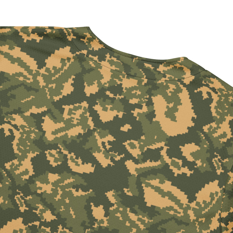 TTsMKK Tri-Color Russian CAMO Unisex Baseball Jersey