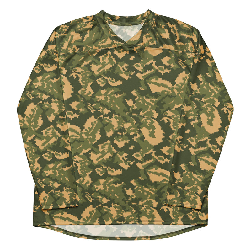 TTsMKK Tri-Color Russian CAMO Unisex Hockey Fan Jersey