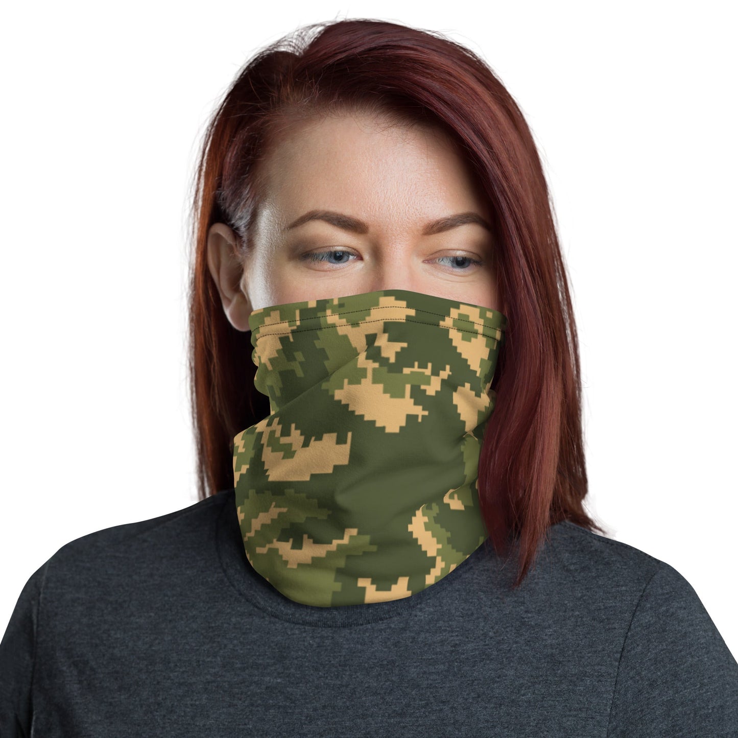 Russian TTsMKK Disruptive Tri Color CAMO Neck Gaiter Gaiters