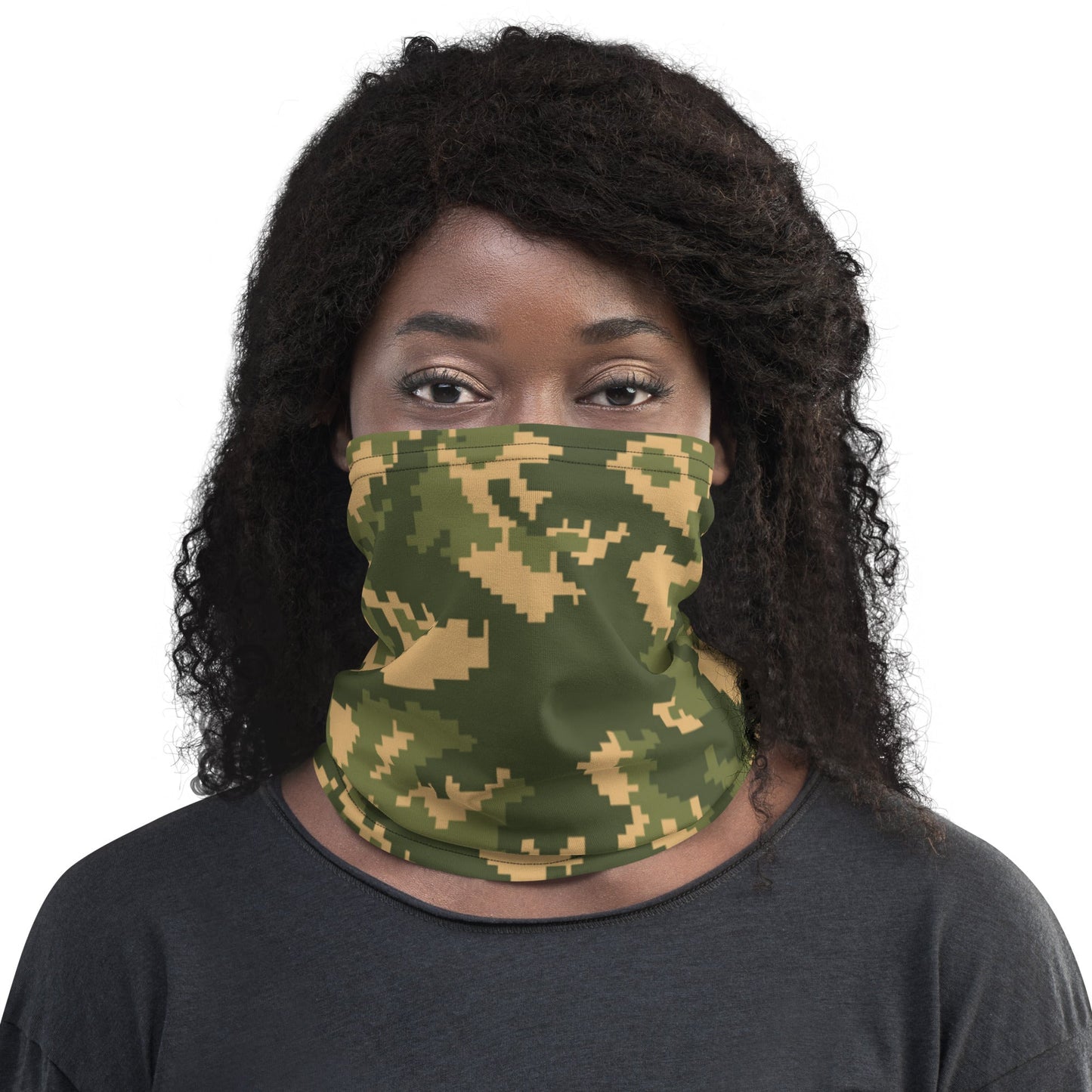 Russian TTsMKK Disruptive Tri Color CAMO Neck Gaiter Gaiters