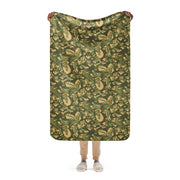 TTsMKK Tri-Color Russian CAMO Sherpa Blanket - 37″×57″
