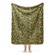 TTsMKK Tri-Color Russian CAMO Sherpa Blanket - 50″×60″