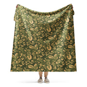 TTsMKK Tri-Color Russian CAMO Sherpa Blanket - 60″×80″