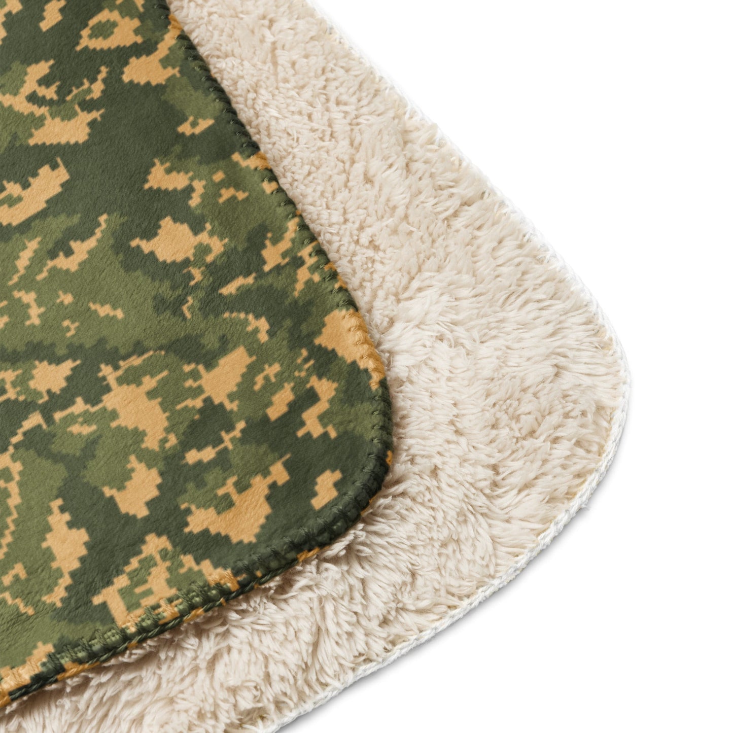 Russian TTsMKK Disruptive Tri Color CAMO Sherpa Blanket