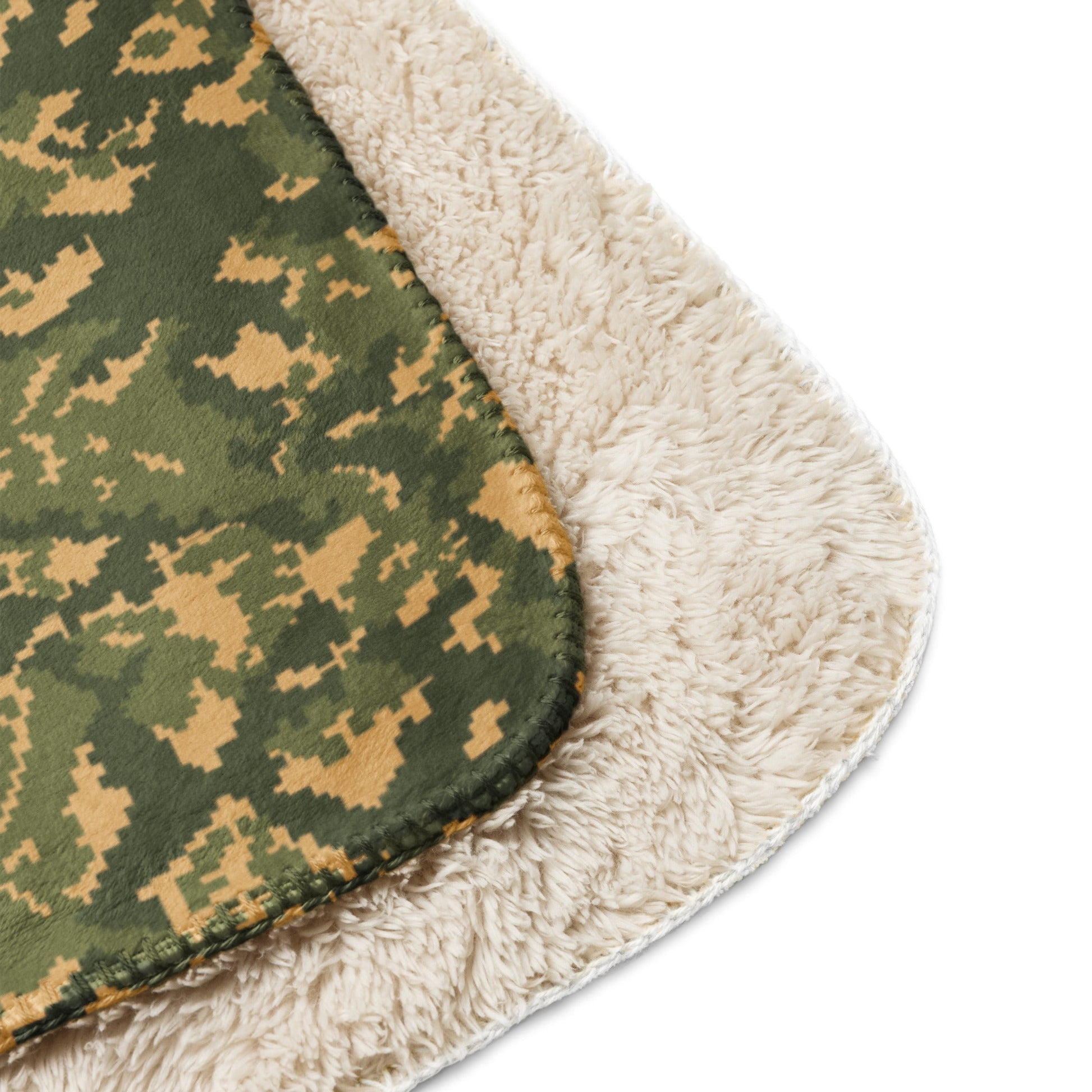 Russian TTsMKK Disruptive Tri Color CAMO Sherpa Blanket