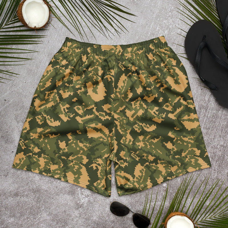 TTsMKK Tri-Color Russian CAMO Unisex Athletic Long Shorts