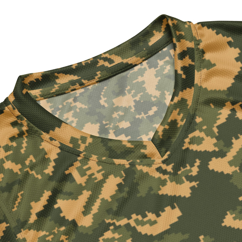 TTsMKK Tri-Color Russian CAMO Unisex Basketball Jersey