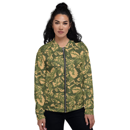 Russian TTsMKK Disruptive Tri Color CAMO Unisex Bomber Jacket - Jackets