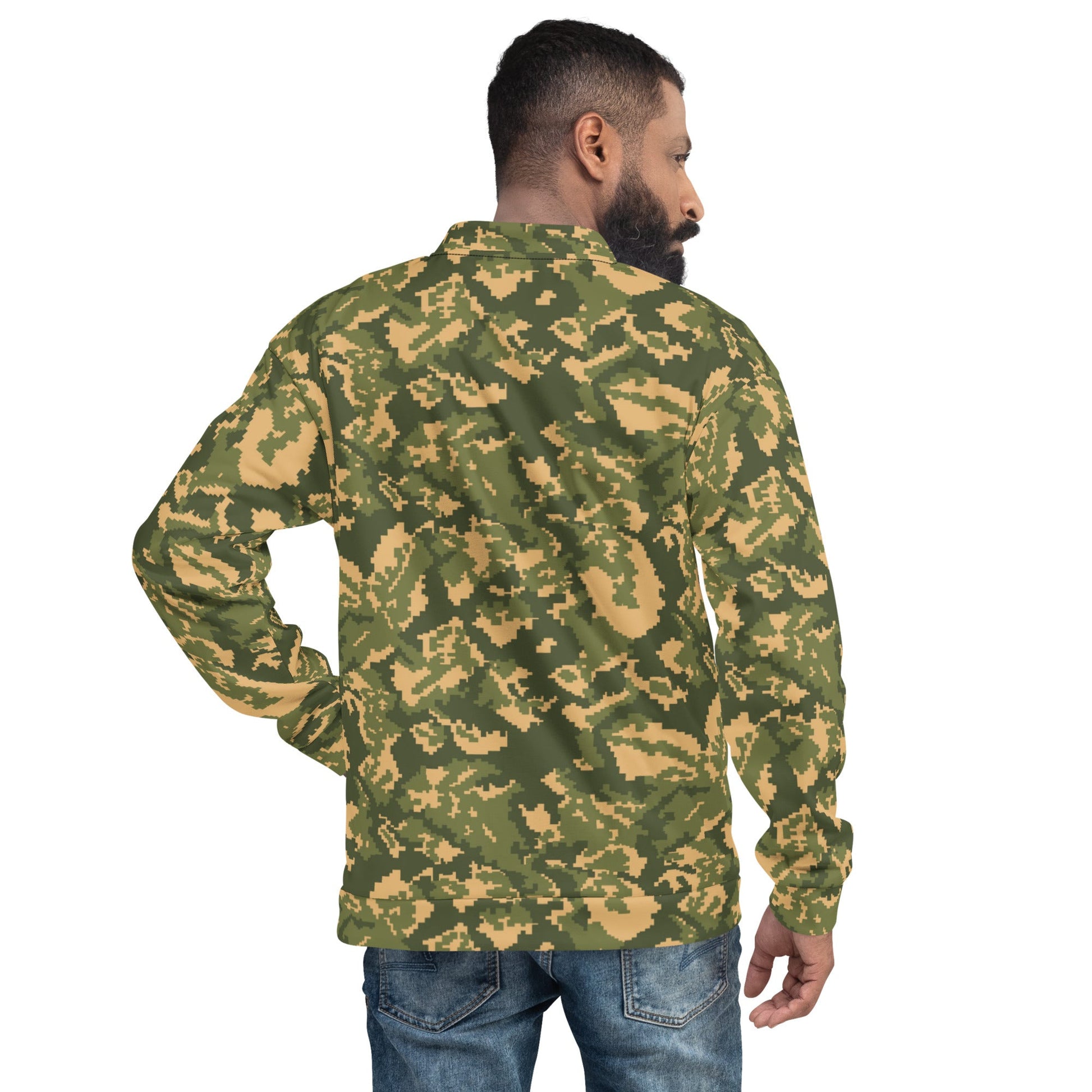 Russian TTsMKK Disruptive Tri Color CAMO Unisex Bomber Jacket - Jackets
