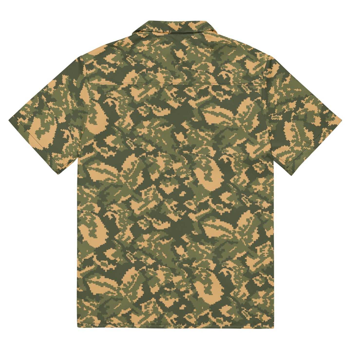 Russian TTsMKK Disruptive Tri Color CAMO Unisex Short-Sleeve Button Shirt