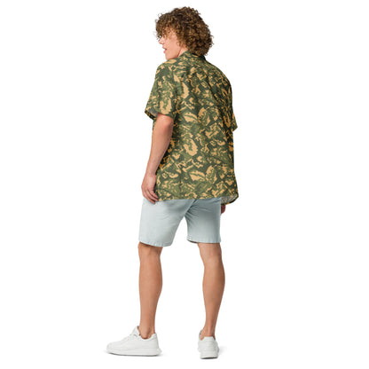 Russian TTsMKK Disruptive Tri Color CAMO Unisex Short-Sleeve Button Shirt