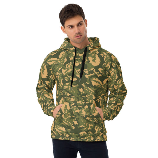 Russian TTsMKK Disruptive Tri Color CAMO Unisex Hoodie - 2XS - Hoodies