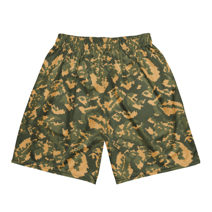Russian TTsMKK Disruptive Tri Color CAMO Unisex Mesh Shorts