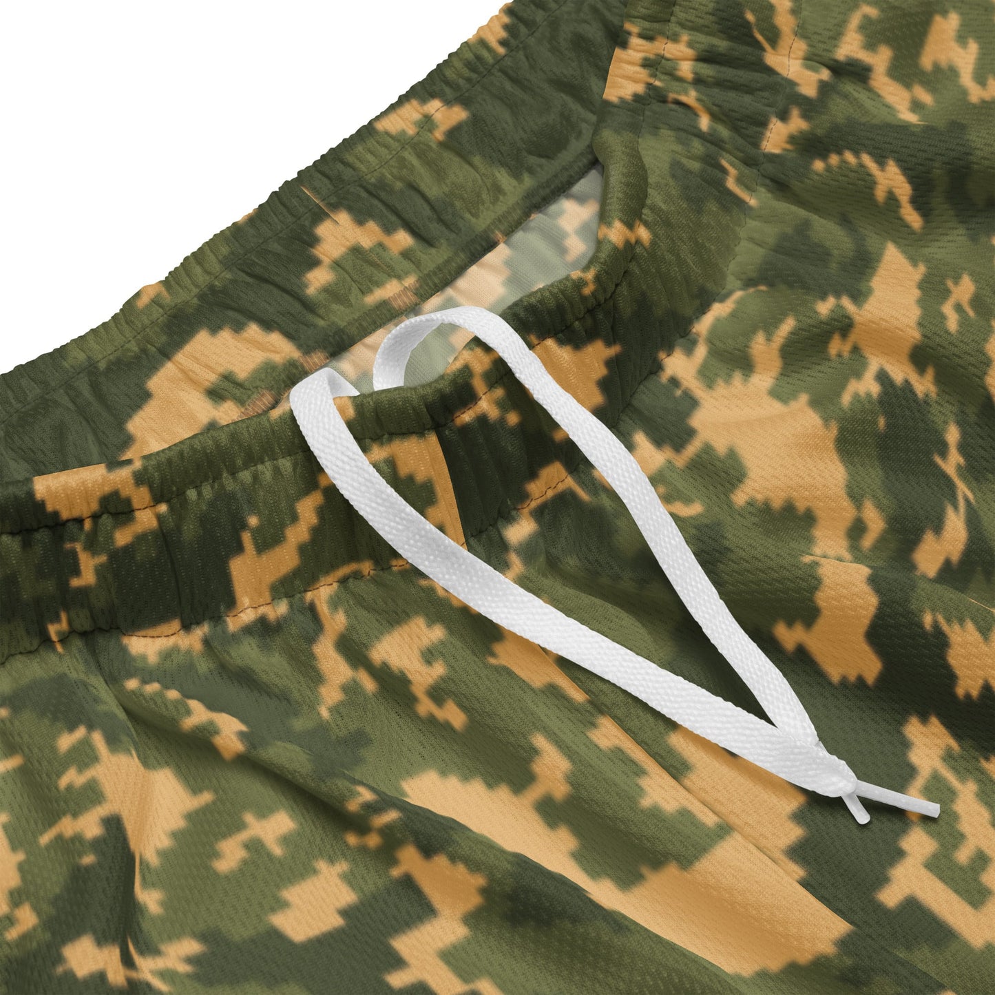 Russian TTsMKK Disruptive Tri Color CAMO Unisex Mesh Shorts