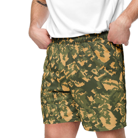 Russian TTsMKK Disruptive Tri Color CAMO Unisex mesh shorts - Mesh Shorts