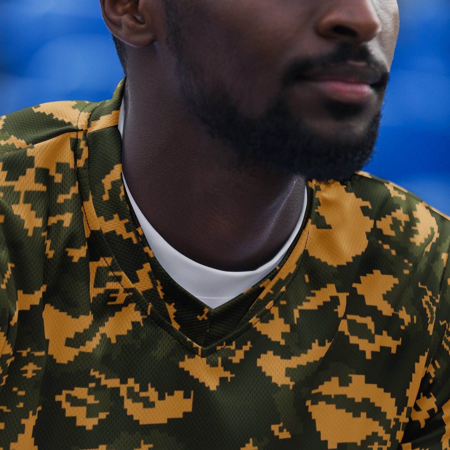 Russian TTsMKK Disruptive Tri Color CAMO unisex sports jersey - Sports Jerseys