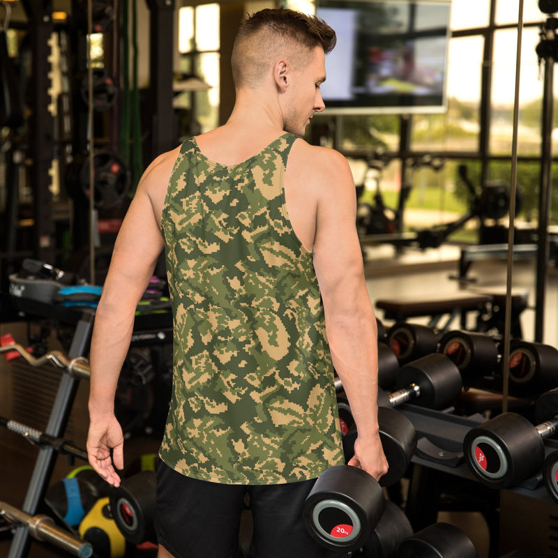TTsMKK Tri-Color Russian CAMO Unisex Tank Top - Shirt