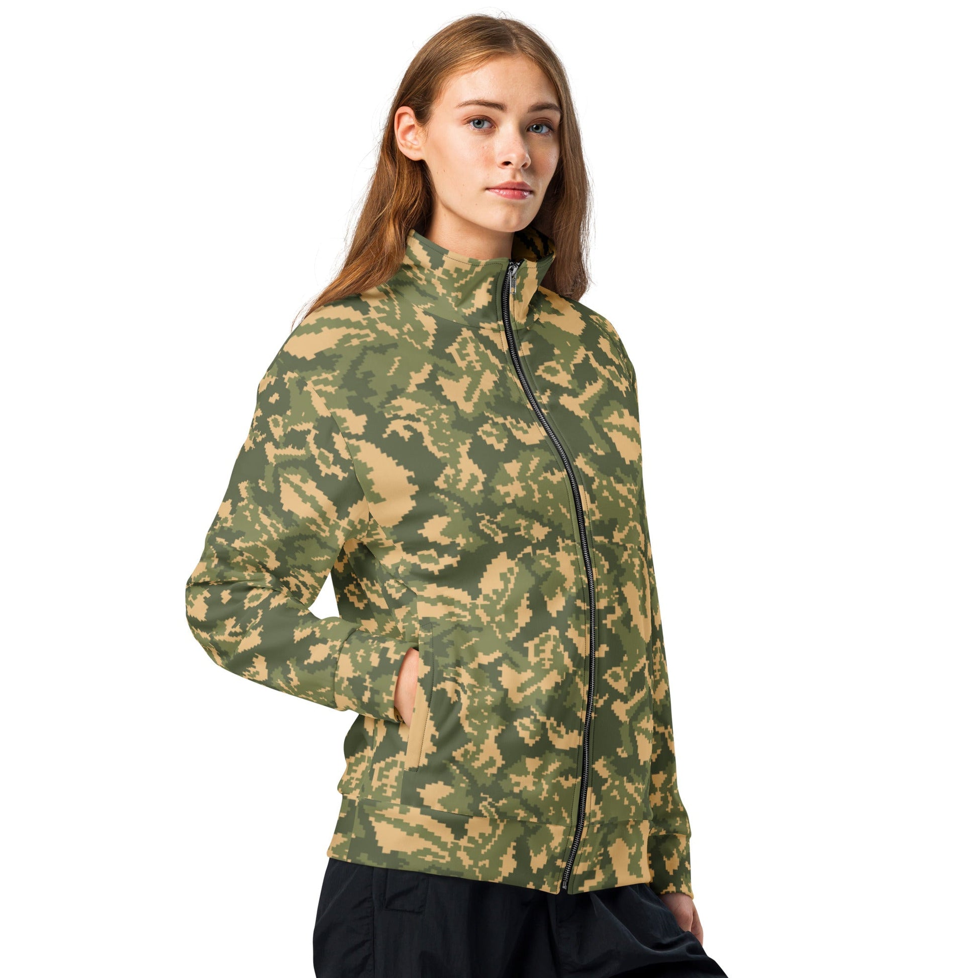 Russian TTsMKK Disruptive Tri Color CAMO Unisex track jacket - Track Jackets