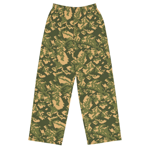 TTsMKK Tri-Color Russian CAMO Unisex Wide-Leg Leisure Pants - 2XS - Pant