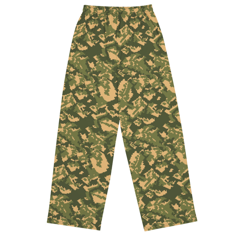 TTsMKK Tri-Color Russian CAMO Unisex Wide-Leg Leisure Pants - Pant