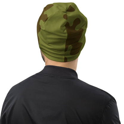 Russian WW2 Amoeba Green and Brown CAMO Beanie