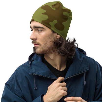 Russian WW2 Amoeba Green and Brown CAMO Beanie